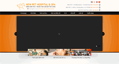 Desktop Screenshot of newpethospital.com.vn