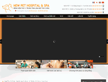 Tablet Screenshot of newpethospital.com.vn